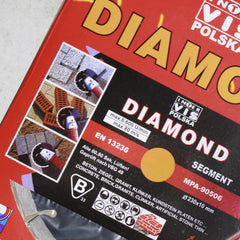Profi-Diamant-Trennscheibe für Ziegel, Stein und Putz 230x22,2x10 MM