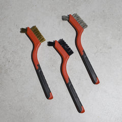 Hand-Drahtbürsten-Set für Rost Metall Holz Farbe 3 Stück