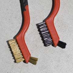 Hand-Drahtbürsten-Set für Rost Metall Holz Farbe 3 Stück