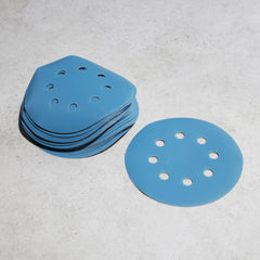 Wasserfeste Schleifscheibe mit 8 Löchern P400 - P3000 - 20 Stück
