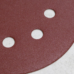 Selbstklebende Schleifscheibe 125 mm mit 8 Löchern P24 - P600 - 50 Stück