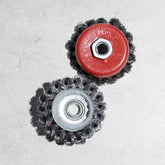 Drahtbürste mit 75 mm Durchmesser und M14-Gewinde