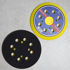 Schleifteller Ø 125mm mit Klettbefestigung für Exzenterschleifer