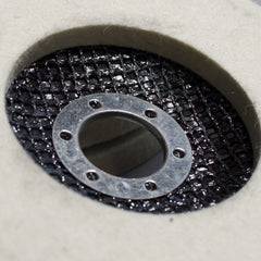 Filzpolierscheibe für Winkelschleifer - Voll-Ø 125 mm x 22,2 mm