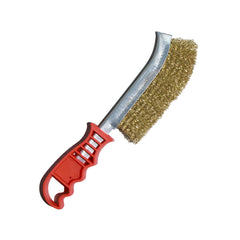 Messingdrahtbürste zum Reinigen von Rost, Farbe, Lack - 23,5 cm - 5 Stück