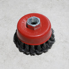 Drahtbürste mit 75 mm Durchmesser und M14-Gewinde
