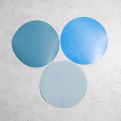 Nassschleifscheiben-Set 125 mm mit Klettverschluss von P800 bis P3000 - 14 Stück
