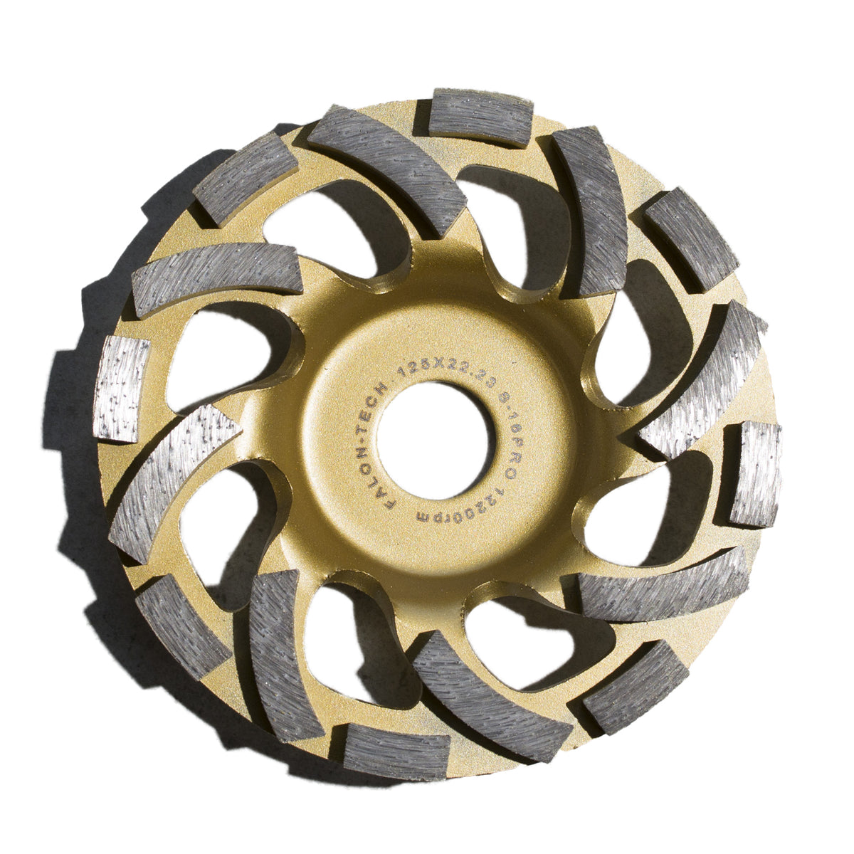 Segmentierte Diamant-Topfschleifscheibe für Beton 125 mm