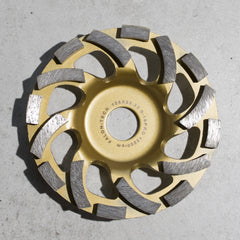 Segmentierte Diamant-Topfschleifscheibe für Beton 125 mm