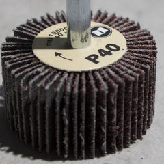 Lamellenschleifscheibe 40x20mm P40