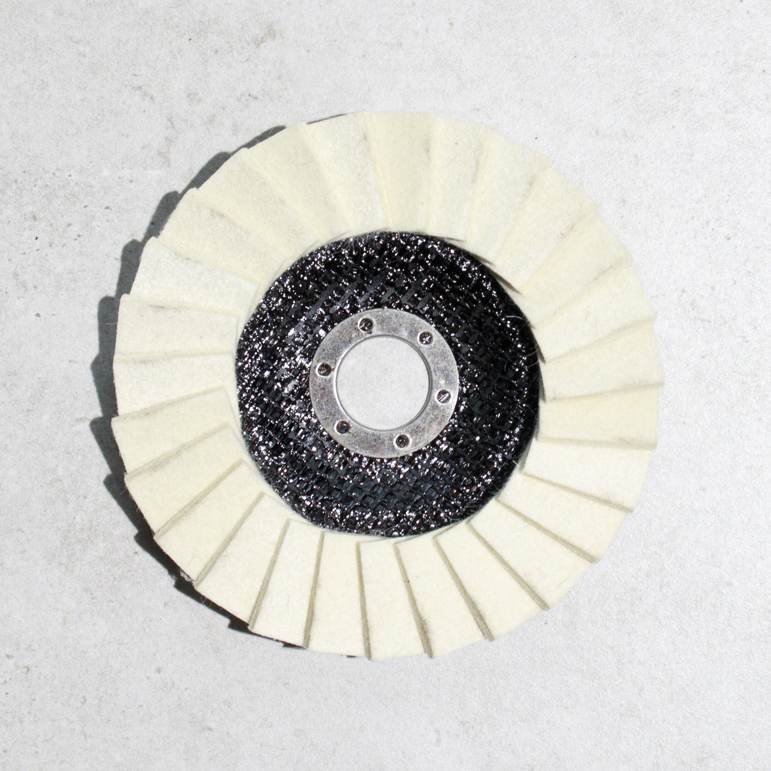 Filzpolierscheibe 125 mm x 22,2 mm - 5 Stück