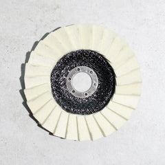 Filzpolierscheibe 125 mm x 22,2 mm - 5 Stück