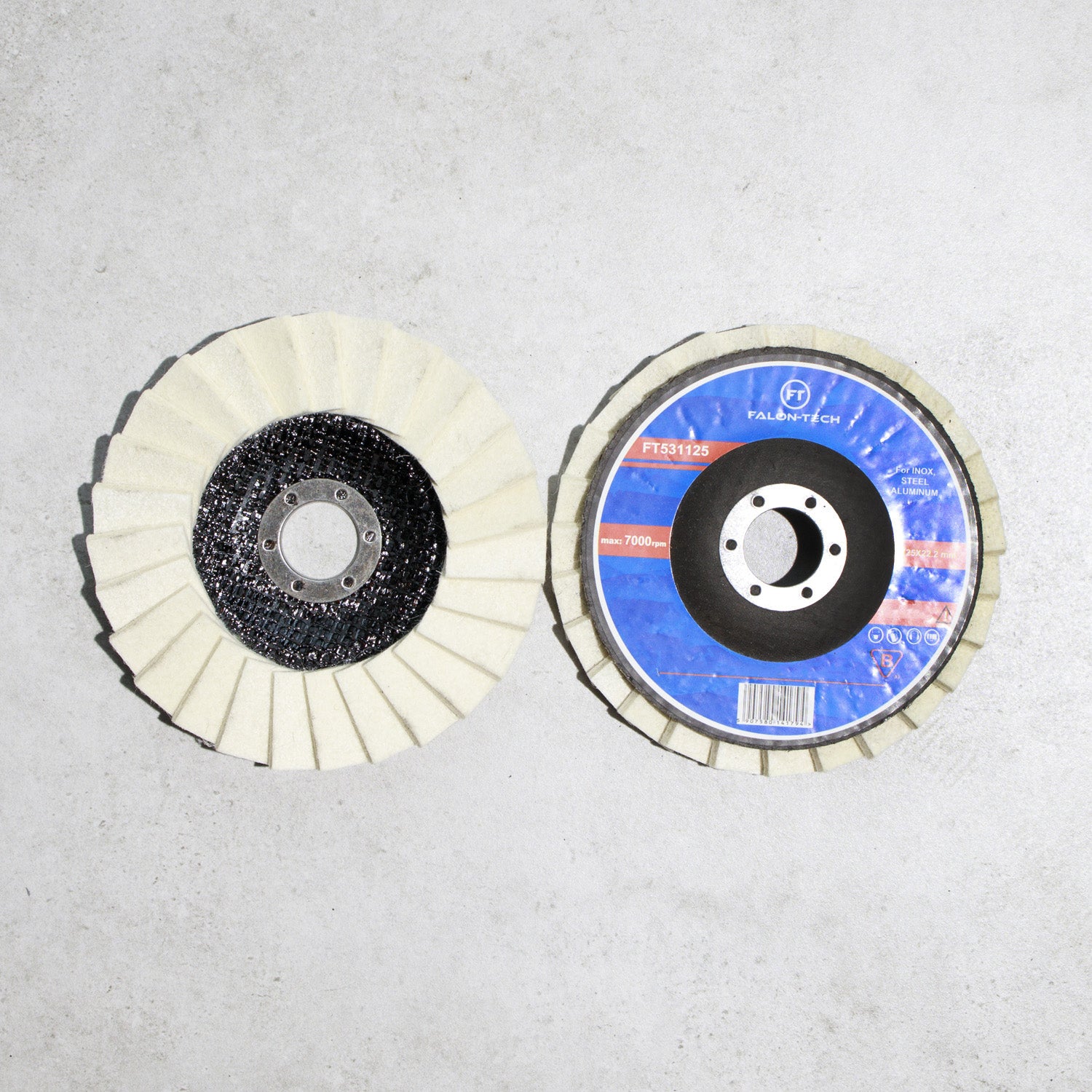 Filzpolierscheibe 125 mm x 22,2 mm - 5 Stück