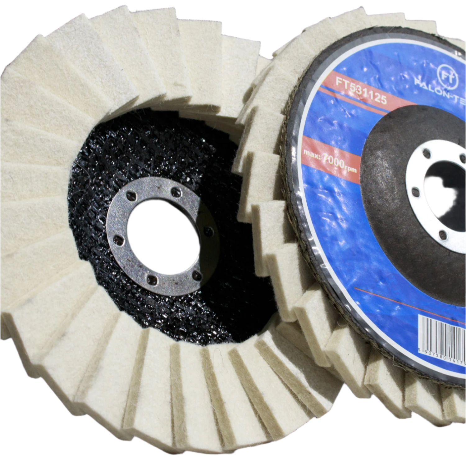 Filzpolierscheibe 125 mm x 22,2 mm - 5 Stück