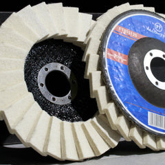 Filzpolierscheibe 125 mm x 22,2 mm - 5 Stück